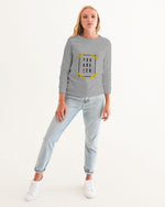 You are Loved Women's Graphic Sweatshirt (Grey) Pullover Myrrh and Gold 