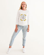 You are Loved Women's Graphic Sweatshirt (White) Pullover Myrrh and Gold 